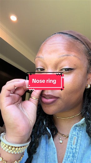I did the 6mm ! #noserings #nosering #fauxnosering #goldnosering