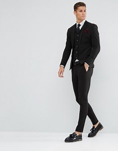 ASOS DESIGN super skinny fit suit in black  | ASOS