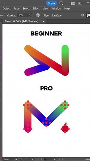 Colorful Letter Blend | #tutorial #photoshop #design #art #ai #graphicdesign #trending #logo #fyp