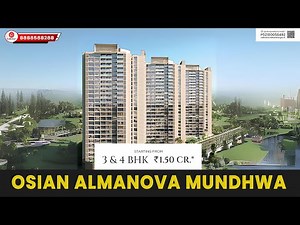 Osian Almanova Mundhwa | 3 BHK Sample Flat Tour | ExBroker Pune #exbroker #OsianAlmanova #3BHKFlat