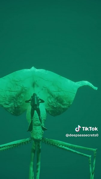 Bigfin Squid Encounter with Diver in the North Sea