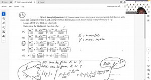 Mixture of an Exponential Distribution - FAM S | The Maths Centre | Facebook