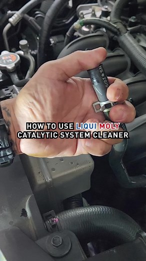 A Delicate Process: Sneak Peek into Car Servicing with LIQUI MOLY's Catalytic-System Cleaner