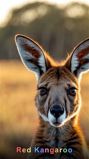 🦘 Red Kangaroo — the largest marsupial on Earth.