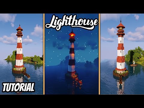 How to build a Lighthouse in Minecraft Tutorial