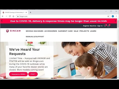 FREE TO DOWNLOAD SINGER SEWING MACHINE INSTRUCTION MANUALS IN 2020