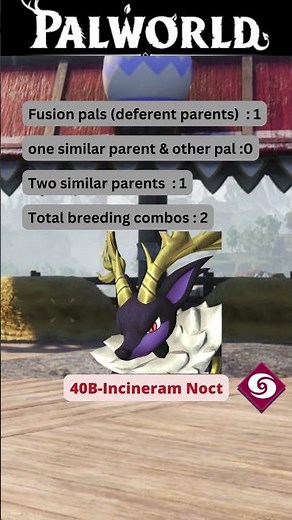 Incineram Noct breeding | full palworld breeding series #palworld #breeding #pals