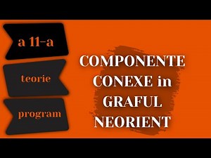 Determinarea Nr. de Componente Conexe in Graful Neorientat - Teorie si Program C++ - Informatica