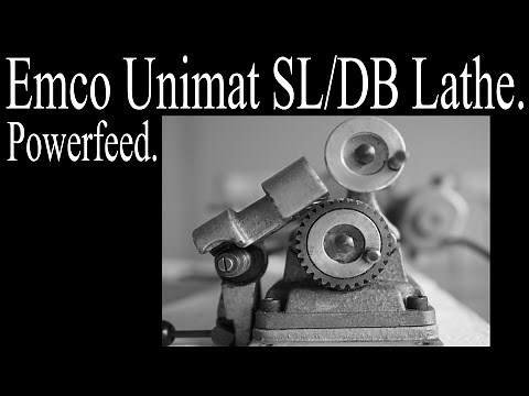 Emco Unimat SL Lathe - PowerFeed.