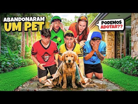 ABANDONARAM UM CACHORRINHO NA RUA *Adotamos?
