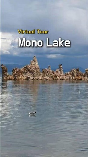 [ Scenic Virtual Tour 17 ] Nature's amazing sculptures, Tufa in Mono Lake