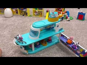 Peppa Pig Adventures on a Cruise Ship! | Family Fun Trip at Sea
