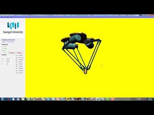 Modeling Delta robot by OpenGL