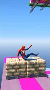 GTA 5 Epic Water Ragdolls Spiderman Jump/Fails Ep 185 #shorts