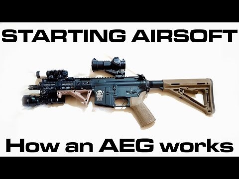 Starting Airsoft - How does an AEG work (Automatic Electric Gun: Beginners Guide)