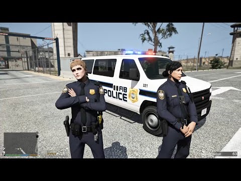 Gta 5 LSPDFR Let's Play As a FIB/FBI Female Police - Transport Convict To Bolingbroke State Prison!