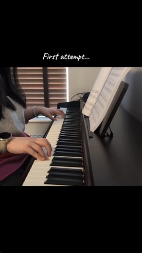 Jupiter Holst | First vs Second Attempt on Piano