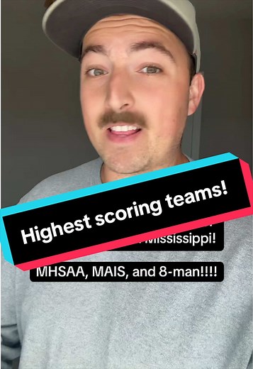 Here are the high school football offenses in Mississippi with the highest point totals! Most public school have played 5 games and many private schools 5 or 6! Here are the top 10! Plus 8 man football joins the list #football #touchdown #score #recruitment #points