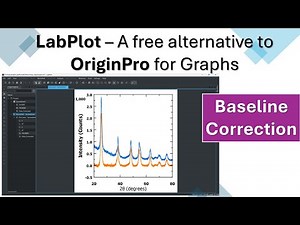 LabPlot TUTORIAL: The FREE OriginPro Alternative for Researchers (Baseline Correction)