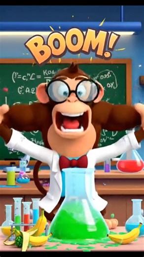 Cartoon Fun for Kids 🎉 on Instagram: "Monkey vs Cartoon Scientist 🧪🐵😂 | Funny Experiment Fight This crazy experiment turns into a fight! 😂 Watch as a monkey sneaks into the lab, drinks a super serum, and battles a cartoon scientist in the funniest way. Bananas, slime, and chaos who wins in the end? 🐵🍌💥 funny cartoon fight monkey vs scientist cartoon comedy lab experiment animation cartoon fight shorts monkey cartoon comedy scientist vs monkey funny video cartoon slapstick comedy viral ca