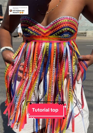 Tutorial de Top com Fitas do Senhor do Bonfim