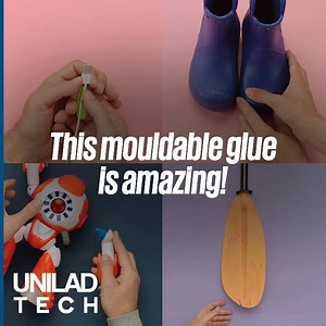 494K views · 1.3K reactions | This mouldable glue can stick anywhere and fix anything!  | UNILAD Tech | Facebook