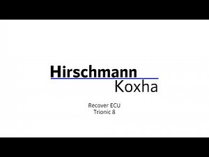 Recover ECU - Trionic 8