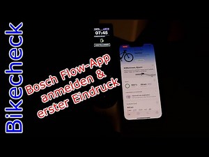 Register in the Bosch Flow app and get a first impression