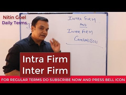 Intra Firm and Inter-Firm Comparison