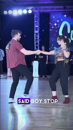 Random Partner Spotlight 💃🕺FULL DANCE linked on channel. #westcoastswing #wcs #improvdance #comp