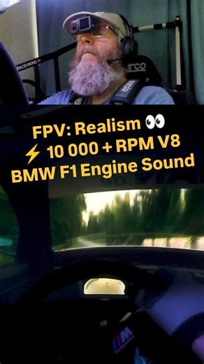 BMW 134 JUDD — F1 Engine Sound | FPV Realism | Shaking Headcam ⚡ Full motion cockpit view — pure FPV Realism 👀 10 000 RPM V8 screaming like an F1 car. Captured in 4K | Headcam view | No assists — just raw control. Every vibration, every shift — this is what driving feels like. • BMW 134 JUDD V8 F1-spec engine • FPV Headcam for cockpit realism • Full-motion SimRig setup • Pure FPV immersion — no cinematics, just you and the car • Captured in 4K with Osmo Action 5 Pro --- SimRig setup: • Fanatec 