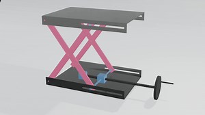 13 reactions | Screw scissor Lift mechanism Tutorial link in bio...