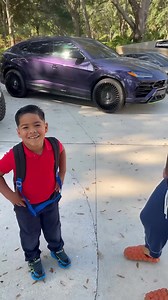Son does trench family handshake with mom and dad before school | Nicoca Family