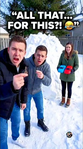 Mike & Jack Dug Through ALL That Snow for THIS?! 😂❄️🚗 #shorts