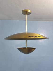 Brass Sputnik Flush Mount Light | Vintage Mid-century Ceiling Fixture - Etsy Australia