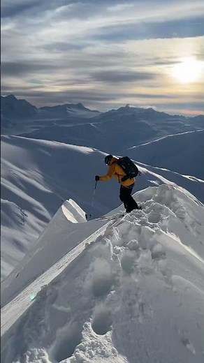 Wondering what heli skiing looks like…here is 11 seconds. What do you think?