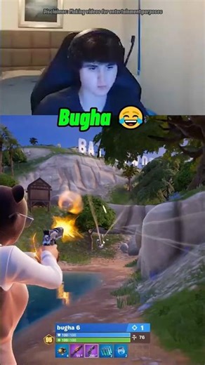 Bro, how does Bugha hit every shot like this?! 😱😂 #bugha #fortnite