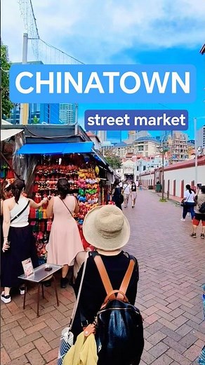 Exploring Singapore's Chinatown Street Market – Best Souvenir Finds! 🇸🇬