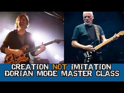 The DORIAN MODE MASTERCLASS Guitar Lesson. It's Easier Thank You Think. Easy Guitar Modes Lesson.