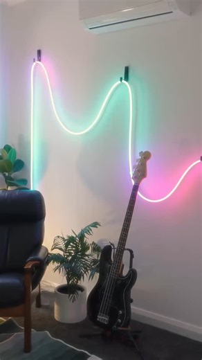 LIFX • Smart Lighting on Instagram: "One light. Endless moods 🌈 The LIFX Neon Flex is your go-to for adding that soft, glowy edge to any space. Wrap it, bend it, shape it—this LED strip is all about you. Style it around mirrors, shelves, or ceilings for layered lighting that’s ambient and or bursting with color 🌈 It’s smart lighting, DIY-friendly, and 100% vibe-approved ✅ #LIFXNeonFlex #SmartLighting #LEDGlow #CozyCorners #AmbientVibes #LayeredLighting #DIYDecor #AestheticHome #cozylighting #h