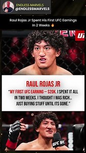 Raul Rojas Jr Reveals His First UFC Paycheck 🔥 #ufc