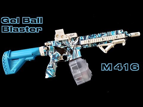 M416 Splatter Ball Gun - Electric Gel Ball Blaster