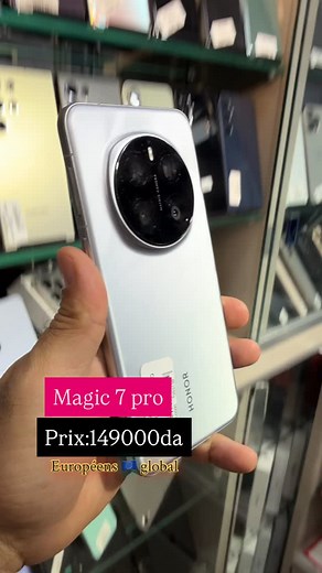 Welcome 🙏 🍎 Honor Magic 7 pro 🍏Stock : 12/512gb 🍎Prix : 149000 da 🇩🇿 🍏 Batterie 🪫 : 5270 mh 🍎Passe votre commande sur 🤙 WhatsApp £ Viber 🤙 🍏Livraison immediate sur Alger 🚖🚕 Livraison 58 wilaya 🚛🚚 📍🇩🇿elhrach belfor , bazar chahboun n 25 📞☎️0552580796 ☎️📞 | Hadjiphone