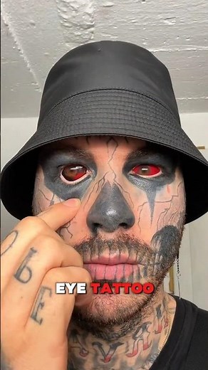 How Is an EYE TATTOO Done? 👀🧐😱