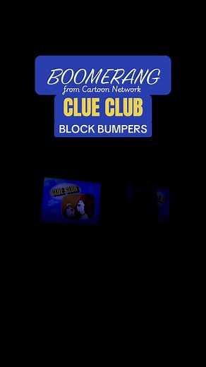 Boomerang Clue Club Block Bumpers | Cartoon Network