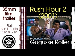 Rush Hour 2 (2001) 35mm film trailer, flat hard matte, 3120x1712