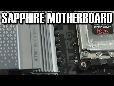 Sapphire Nitro+ B850A WIFI7 Motherboard Preview