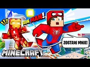 💀😱 LUFEREK aka SPIDERMAN fought... IRON MAN in Minecraft! (scary)