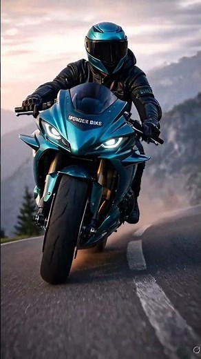 Lagoon Inspired WONDER BIKE – The Most Front View Ride Ever 🌊🔥 #MotorcycleAd #Superbike #WonderBike