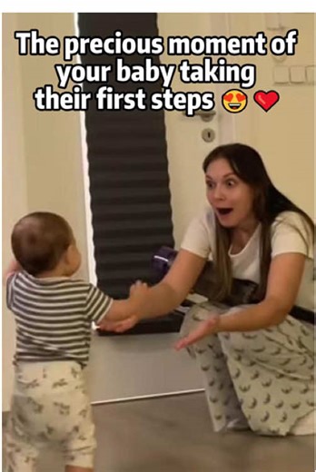 Baby's First Steps: A Cherished Parenting Moment